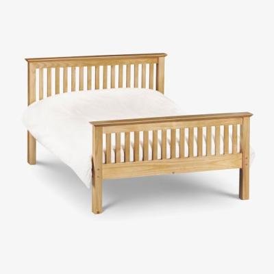 Downtown Julian Bowen Barcelona Bed High Foot End Pine 135cm