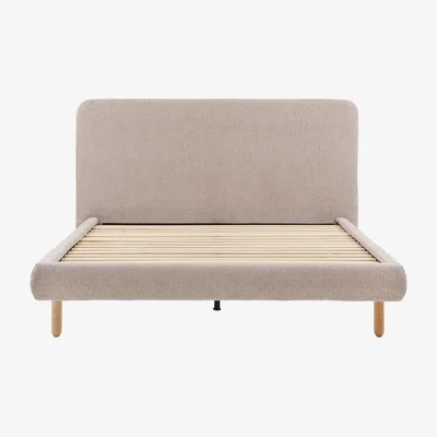 Perch and Parrow Slumber King Bedstead in Cream Boucle