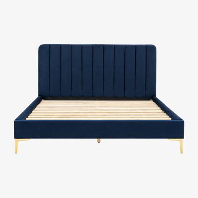 Perch and Parrow Palais King Bedstead in Indigo