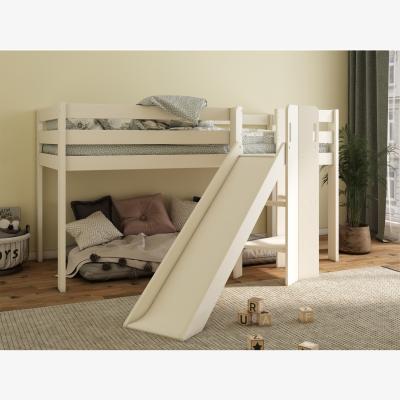 The Range Sofie Slide Mid Sleeper Bed White - White
