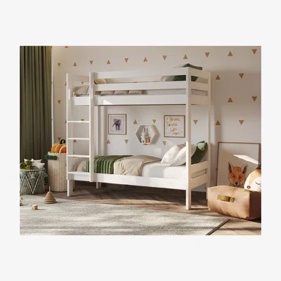 The Range Nora Shorty Bunk Bed White - White