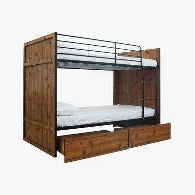 The Range Vintage Rocco Bunk Bed - Oak