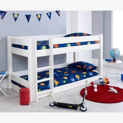 The Range Scandinavia Low Bunk Bed - White