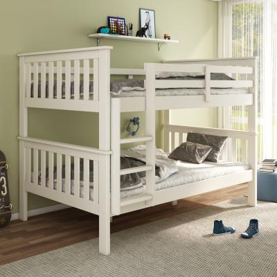 The Range Oslo White Quadruple Sleeper Bunk Bed  - White / Sleeper Bunk Bed And Orthopaedic Mattresses