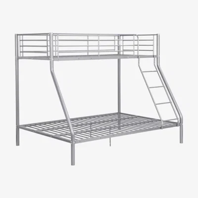 The Range Triple Metal Bunk Bed 3ft,4ft6 - Silver