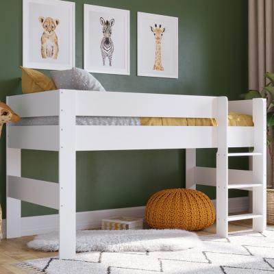 The Range Coast Kids Mid Sleeper Bed Frame - White - White