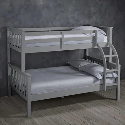 The Range Otto Trio Bunk Bed - Grey
