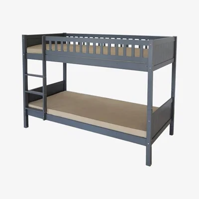 The Range Domino 3FT Kids Wooden Bunk Bed, (Grey) - Grey