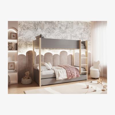 The Range Tipo Bunk Bed With Trundle Grey - Grey