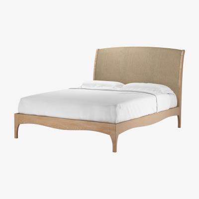 Sofa.com Emilia King Bed in Flax Pure Belgian Linen - sofa.com