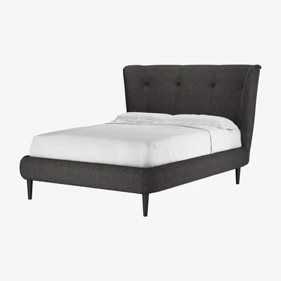 Sofa.com Audrey Double Bed in Anthracite Quartz - sofa.com