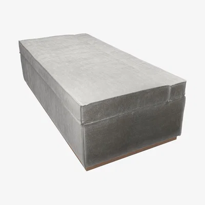 Sofa.com Jack in a Box Double Bed in Box in Squirrel Cotton Matt Velvet - sofa.com