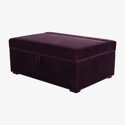 Sofa.com Henry Single Bed in Box in Damson Smart Velvet