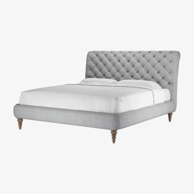 Sofa.com Knightsbridge (No Footboard) Super King Bed in Goodwin Grey Sandgate - sofa.com