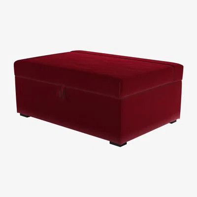 Sofa.com Henry Single Bed in Box in Malbec Cotton Matt Velvet