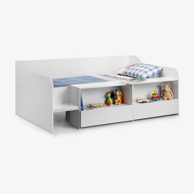 Teddy Beau Julian Bowen Stella Low Sleeper Bed / Pure White
