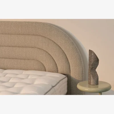 And So To Bed Vispring x Tom Dixon Groove Headboard