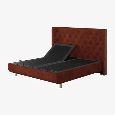And So To Bed TEMPUR Arc Ergo Smart Base with Luxury Headboard