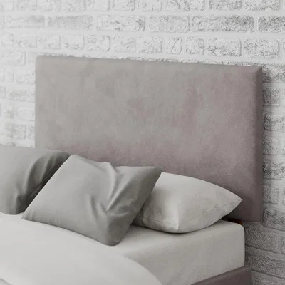 Dunelm Garland Plush Velvet Headboard Grey