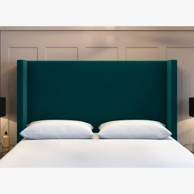 Dreams Flaxby Kettlewell Winged Headboard - 4'6 Double - Green