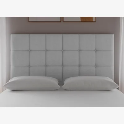 Dreams Sleepeezee Pompeii Headboard - 4'0 Small Double - Silver