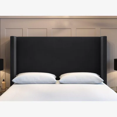 Dreams Flaxby Kettlewell Winged Headboard - 6'6 Emperor - Grey