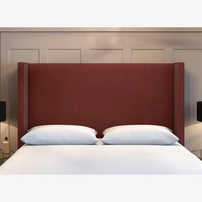 Dreams Flaxby Kettlewell Winged Headboard - 4'6 Double - Red