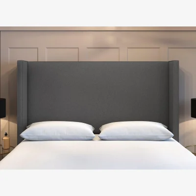 Dreams Flaxby Kettlewell Winged Headboard - 6'0 Super King - Grey