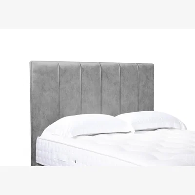 Furniture Village Rhodes High Floor Standing Headboard - Super King - Dapple Sterling