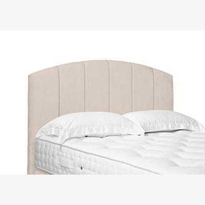 Furniture Village Bow Standard Floor Standing Headboard - Super King - Sandstone Pearl
