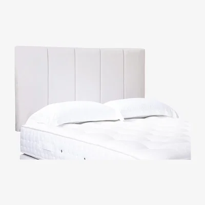 Furniture Village Strata High Strutted Headboard - Single - Plush Ecru