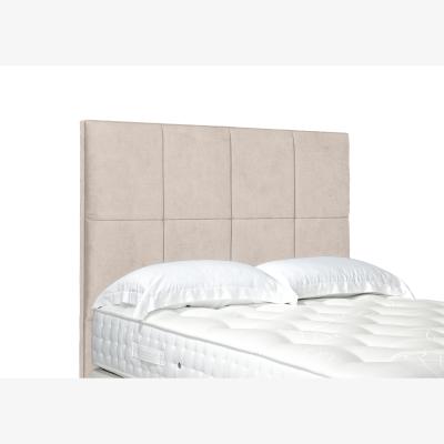 Furniture Village Titan High Floor Standing Headboard - King Size - Sandstone Pearl