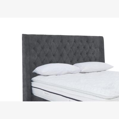 Furniture Village Zen High Floor Standing Headboard - Single - Pewter