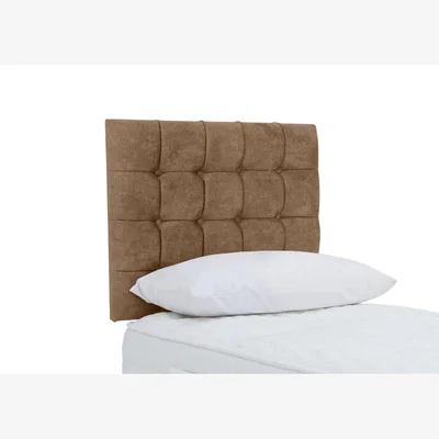 Furniture Village Highgrove - Dice Strutted Headboard - Single - Lace Caramel