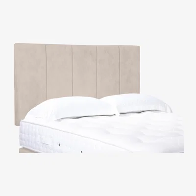Furniture Village Strata High Strutted Headboard - Small Double - Sandstone Pearl