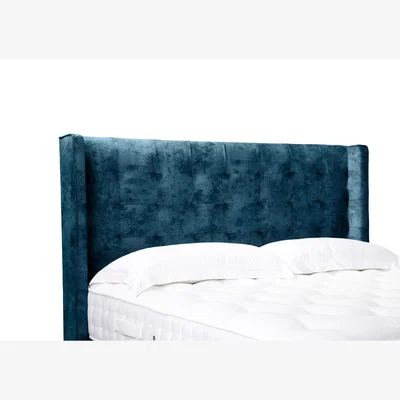 Furniture Village Onyx High Floor Standing Headboard - Small Double - Daytona Ocean