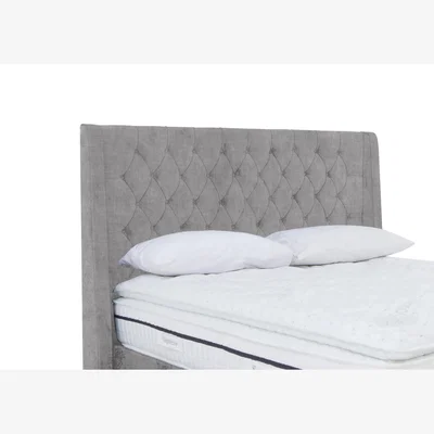 Furniture Village Zen High Floor Standing Headboard - Double - Lace Dolphin
