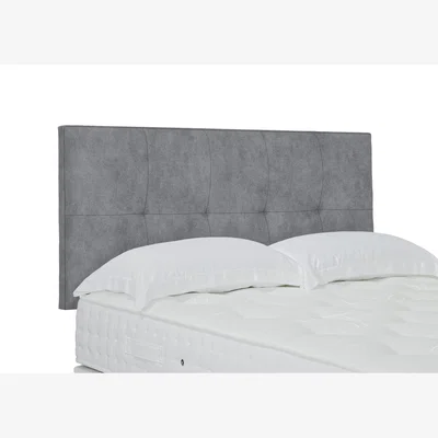 Furniture Village Stratton Standard Strutted Headboard - Small Double - Simply Zinc