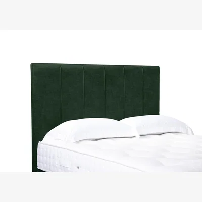 Furniture Village Rhodes High Floor Standing Headboard - Double - Tormaline Green