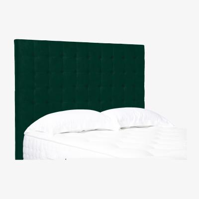 Furniture Village Dot High Floor Standing Headboard - King Size - Plush Emerald