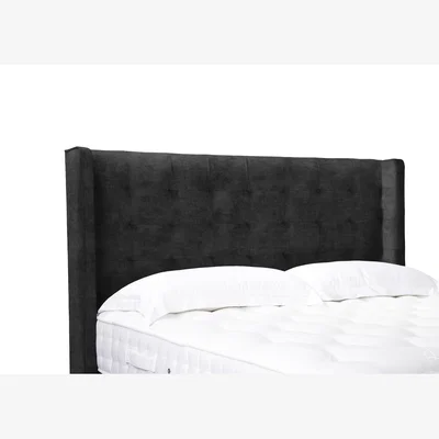 Furniture Village Onyx High Floor Standing Headboard - Single - Smokey Quartz