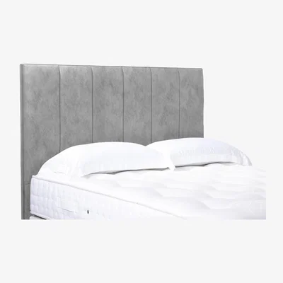 Furniture Village Heyman High Floor Standing Headboard - King Size - Dapple Sterling