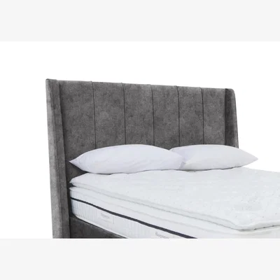 Furniture Village Akira Floor Standing Headboard - Double - Daytona Grey