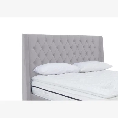 Furniture Village Zen Floor Standing Headboard - Super King - Seven Lilac