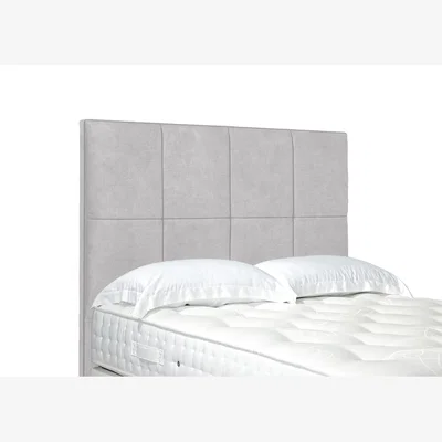 Furniture Village Titan High Floor Standing Headboard - Super King - Queens Pebble