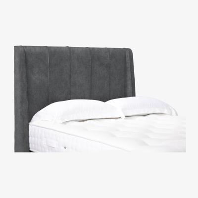 Furniture Village Akira High Floor Standing Headboard - Double - Pewter