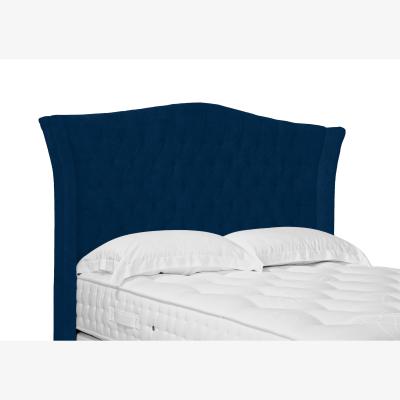 Furniture Village Haven High Floor Standing Headboard - King Size - Plush Pacific