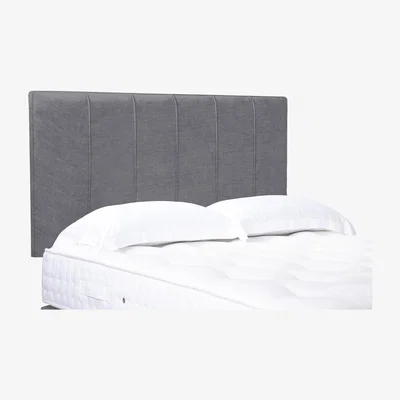 Furniture Village Rhodes High Strutted Headboard - King Size - Aston Steel