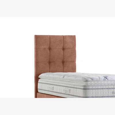 Furniture Village Sleepeezee - Apex Floor Standing Headboard - Single - Burnt Orange