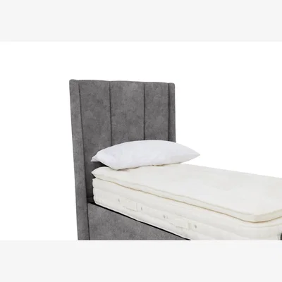 Furniture Village Ryo Floor Standing Headboard - Single - Daytona Pebble